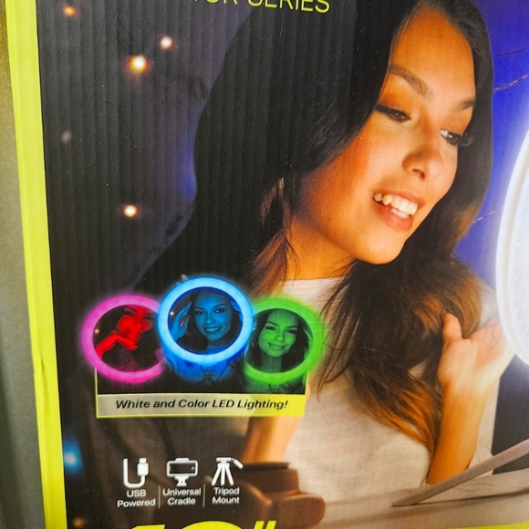 DUAL SIDED FULL COLOR RING LIGHT TRUPOD - Picture 4 of 4